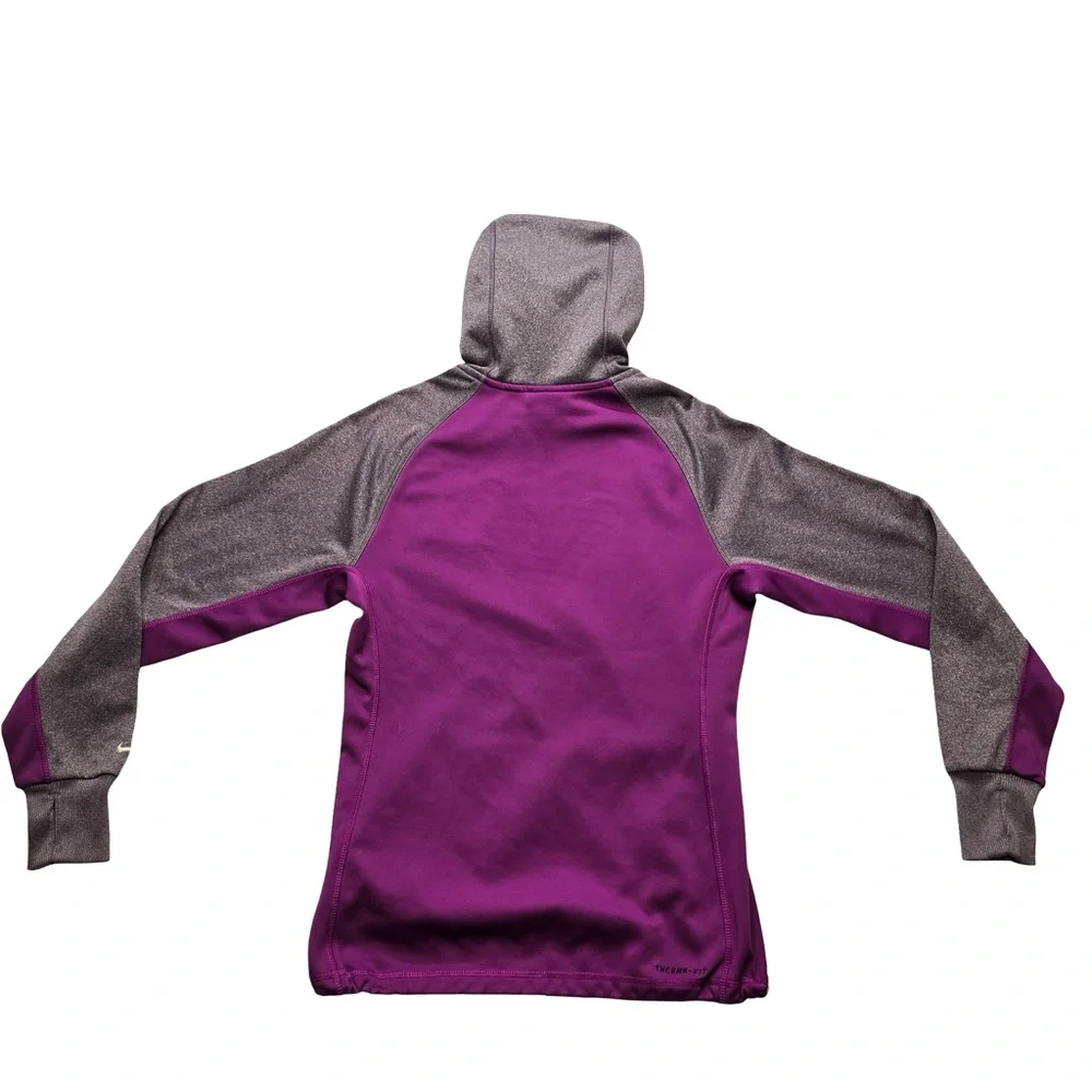 Nike Therma-Fit Athletic Hoodie Colorblock Training Purple‎ XS